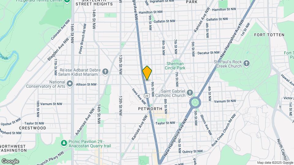 915 Allison St NW Map and Location Details