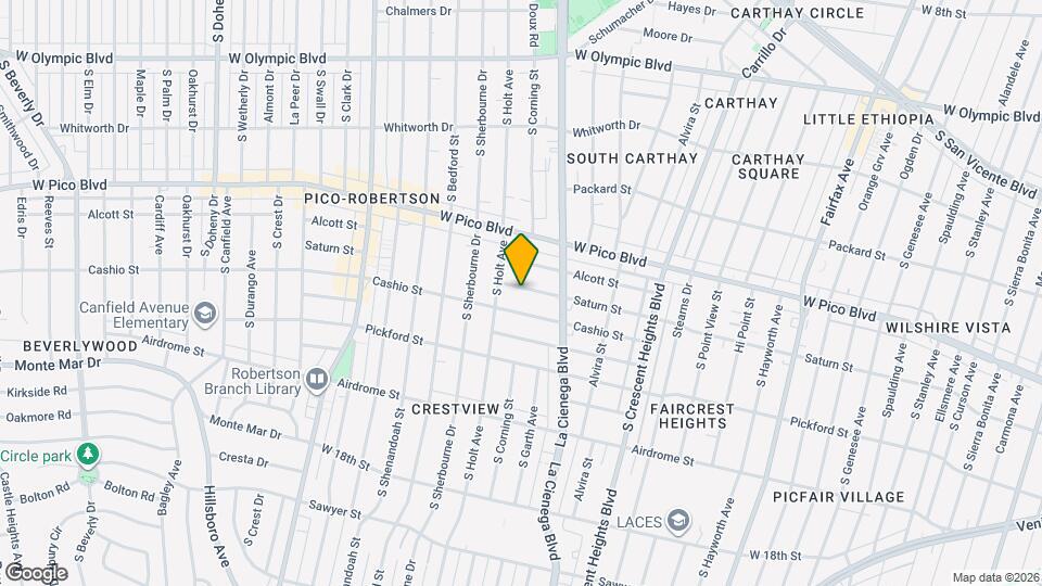 8544 Saturn St Map and Location Details