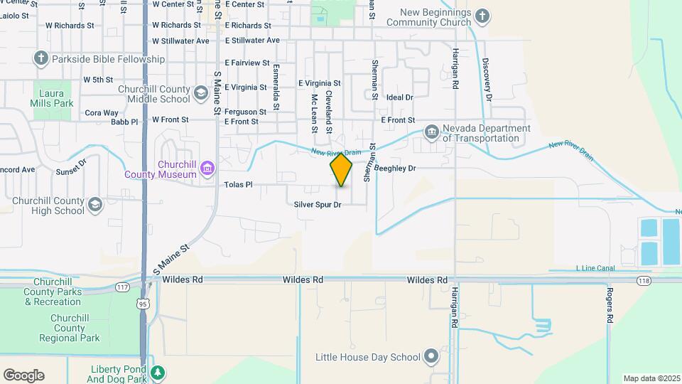 1345 Deerfield Dr Map and Location Details
