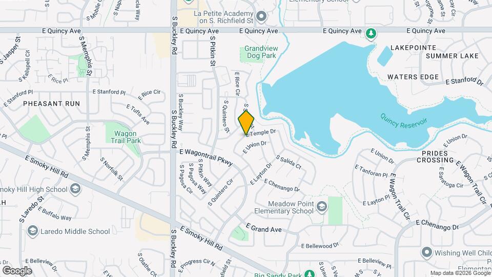 17486 E Temple Dr Map and Location Details