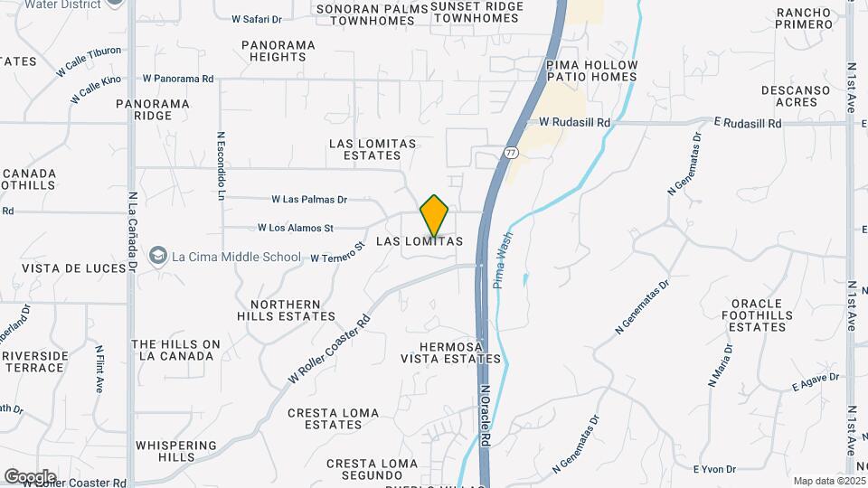 667 W Las Lomitas Rd Map and Location Details