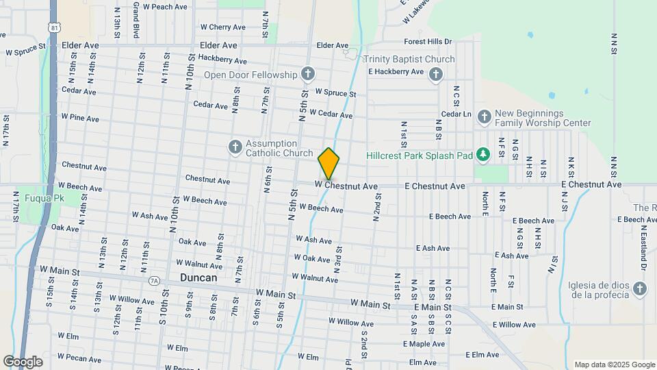 309 W Chestnut Ave Map and Location Details
