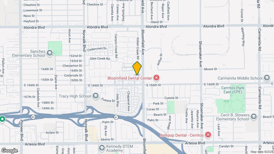 16429 Westbrook Ln Mapa y Detalles de la Ubicación