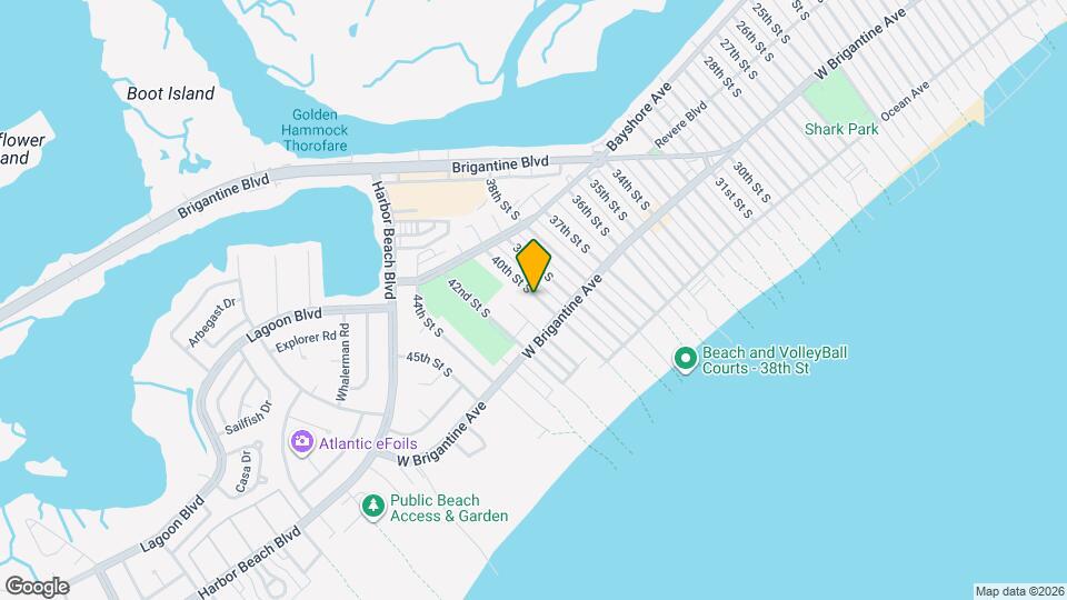 274 40th St S, Unit Brigantine Map and Location Details
