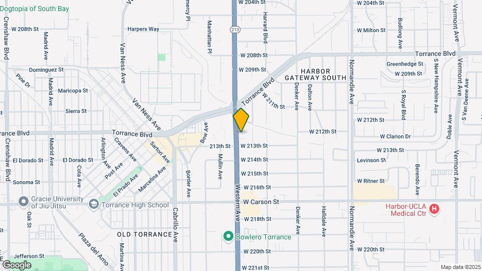 21228 S Western Ave Mapa y Detalles de la Ubicación