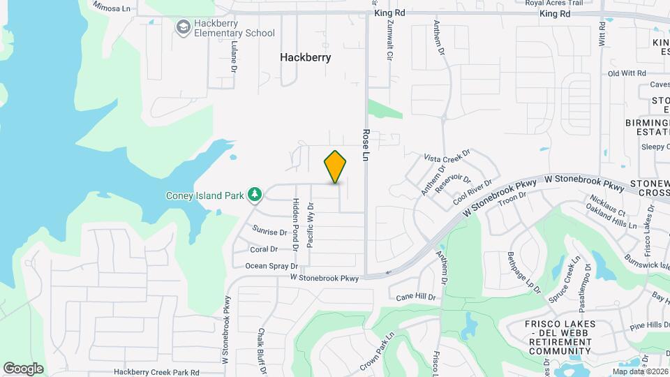 4209 Coney Island Drive Map and Location Details