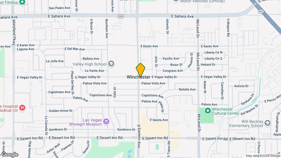 2419 E Vegas Valley Dr Map and Location Details