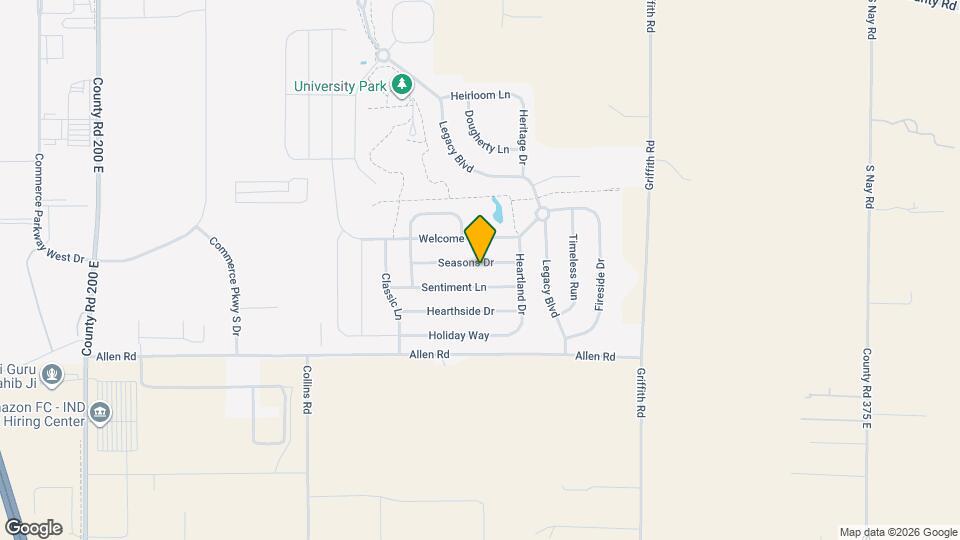 2957 Seasons Dr Mapa y Detalles de la Ubicación