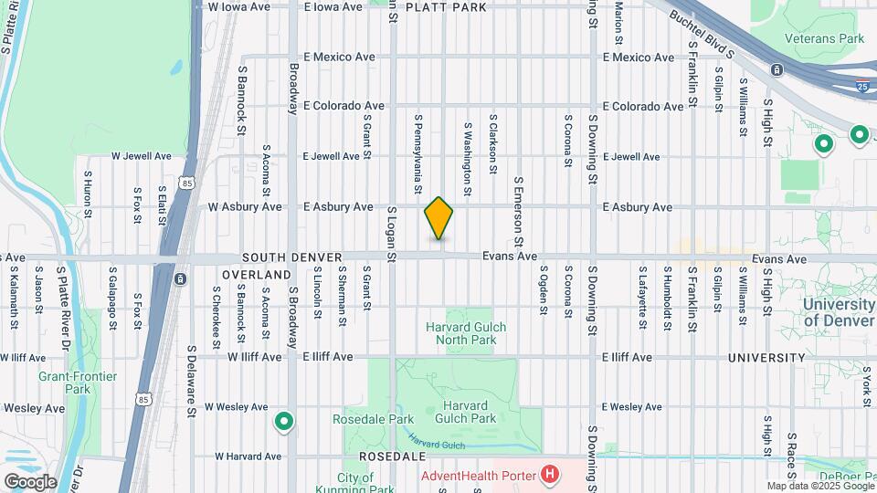 2079 S Pearl St Mapa y Detalles de la Ubicación