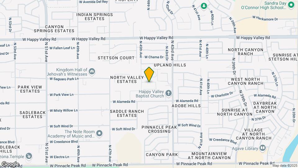 4421 W Questa Dr Map and Location Details