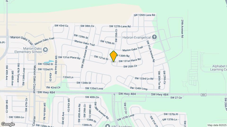 13168 SW 35th Cir Map and Location Details