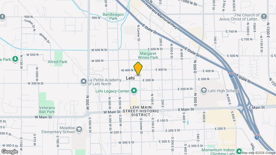 311 N Center St Map and Location Details