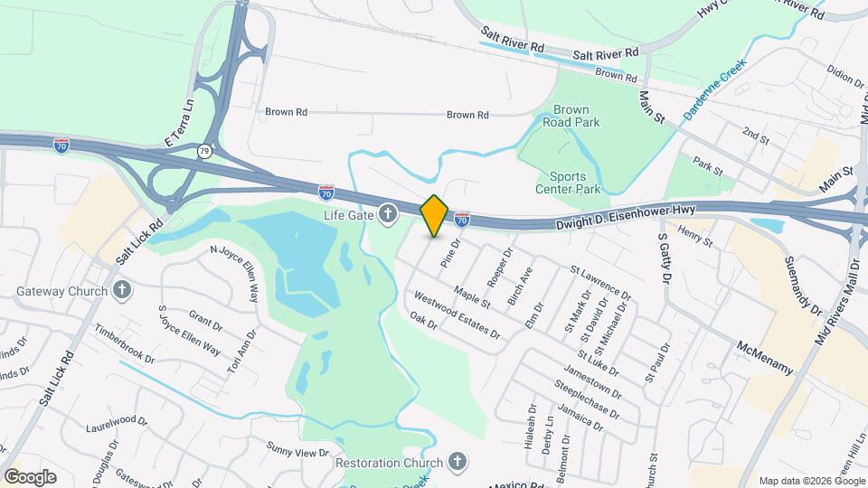 8 Oak Dr Mapa y Detalles de la Ubicación