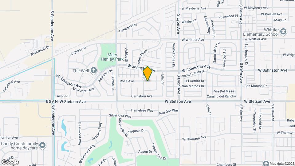 2229 Rose Ave Map and Location Details