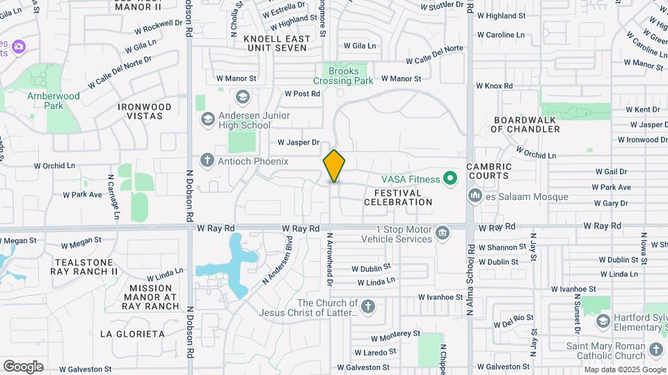 1130 N Meadows Dr Mapa y Detalles de la Ubicación