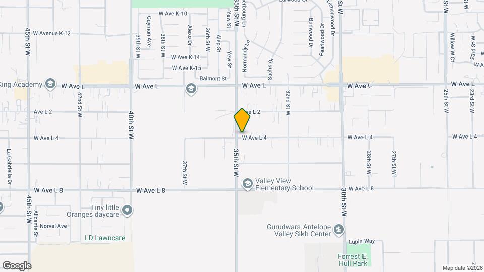 3353 W Ave L4 Mapa y Detalles de la Ubicación