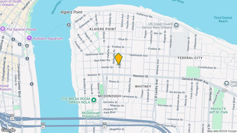 841 Elmira Ave Map and Location Details