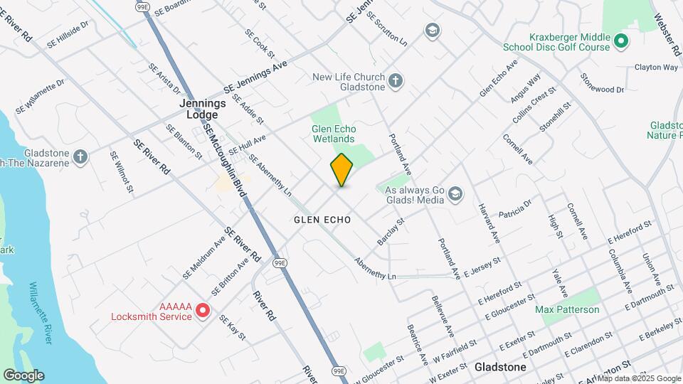 5704 Glen Echo Ave Map and Location Details