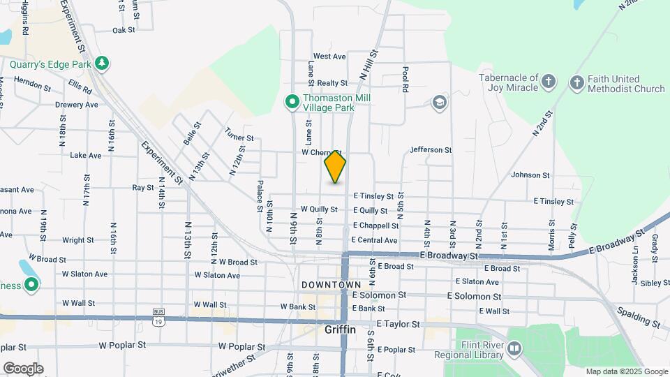 115 W Tinsley St Map and Location Details