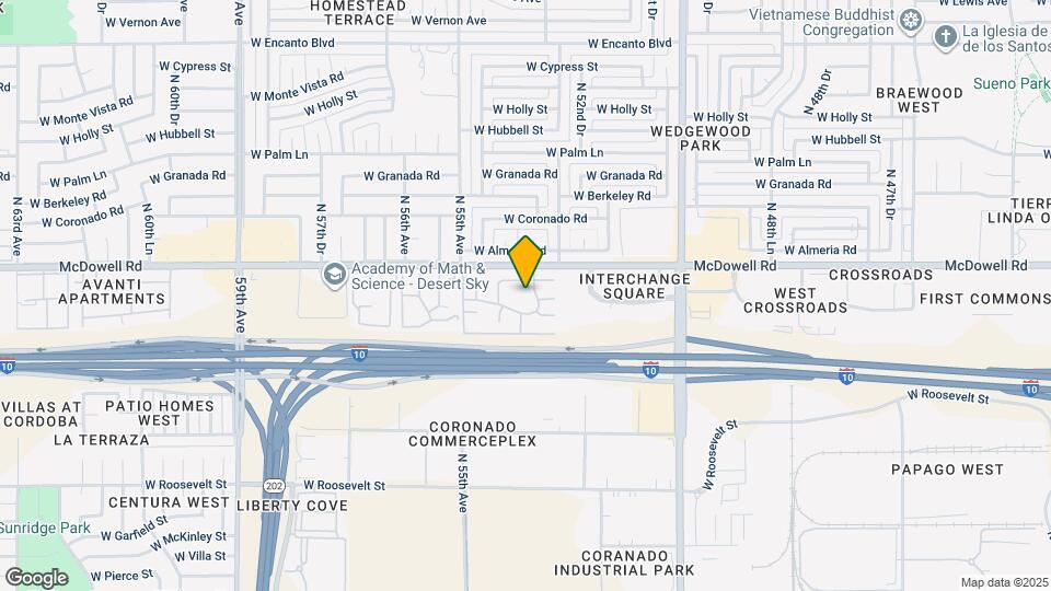 1455 N 53rd Dr Map and Location Details