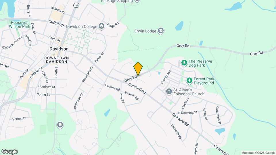 204 Grey Rd Map and Location Details