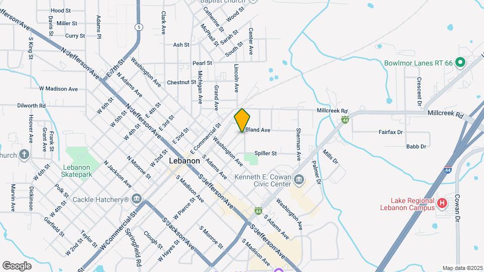 370 Bland Ave Map and Location Details