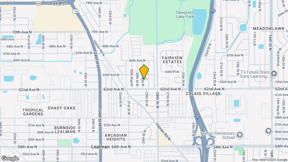 6245 29th Way N Map and Location Details