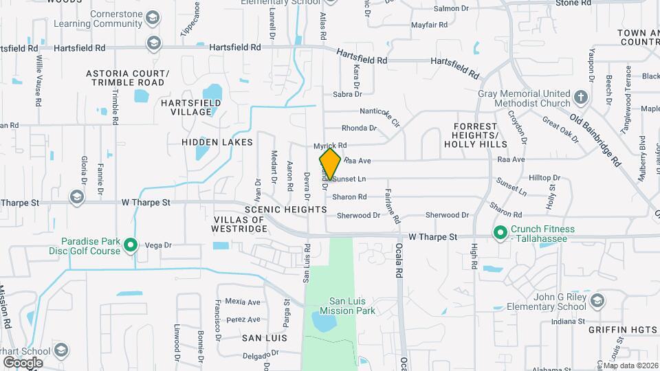 1903 Skyland Dr Map and Location Details