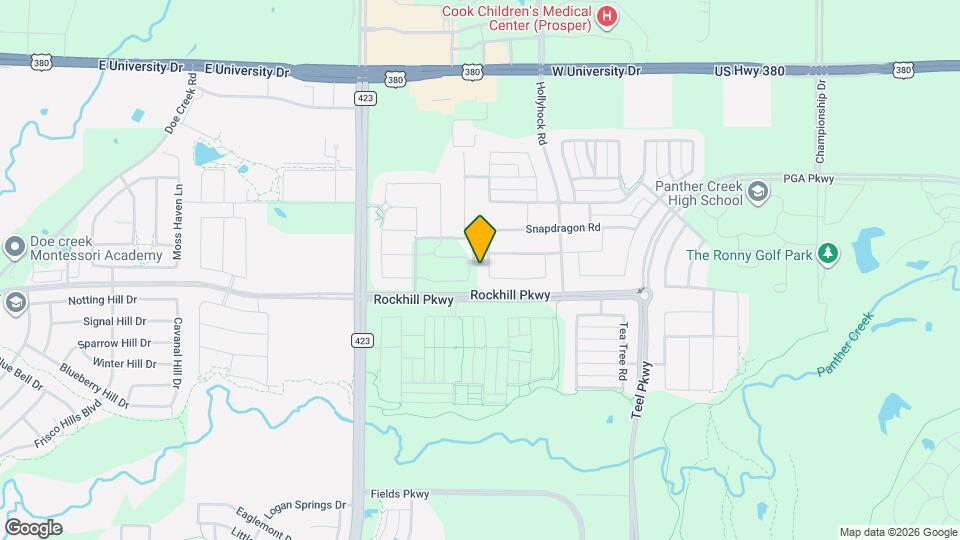 16138 Moonseed Rd Map and Location Details