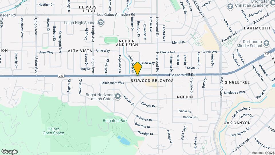 14320 Blossom Hill Rd Mapa y Detalles de la Ubicación