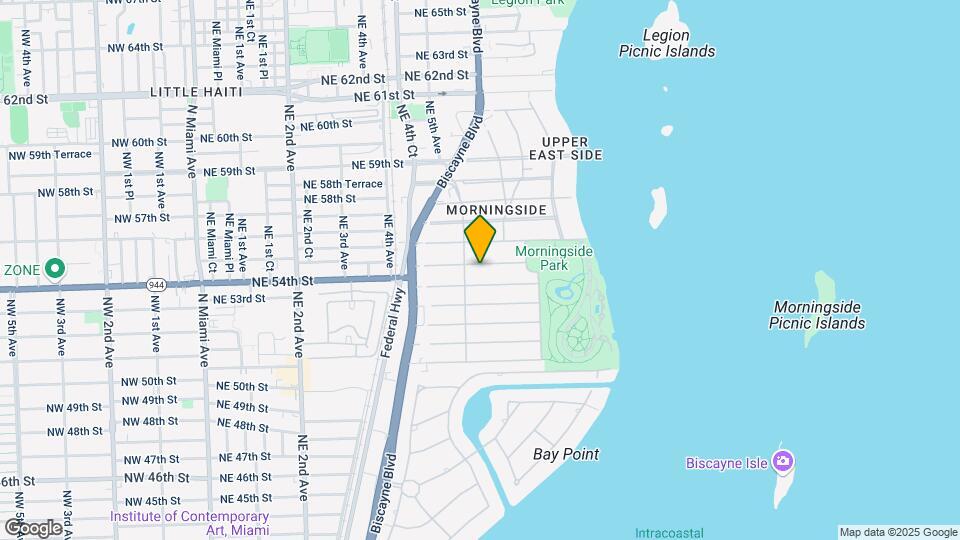540 NE 55th St Map and Location Details