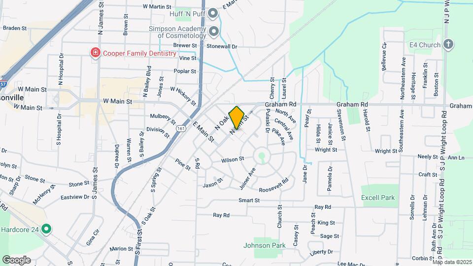 221 N Elm St Mapa y Detalles de la Ubicación