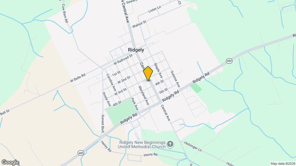 305 Central Ave Map and Location Details