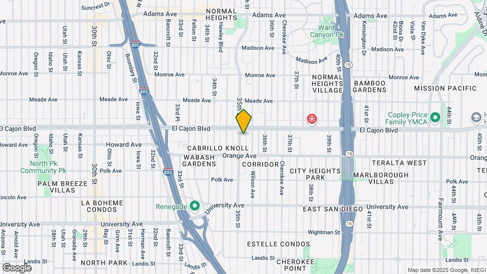 4267 35th St Map and Location Details