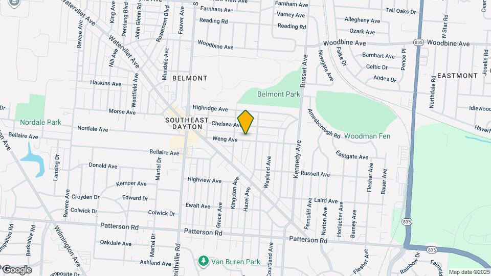 1025 Weng Ave Map and Location Details