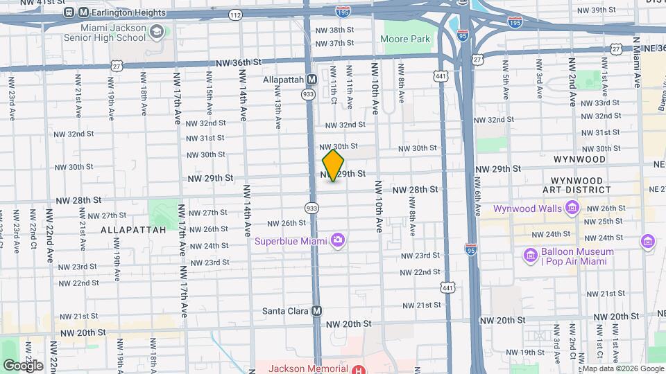 1145 NW 28th St Map and Location Details