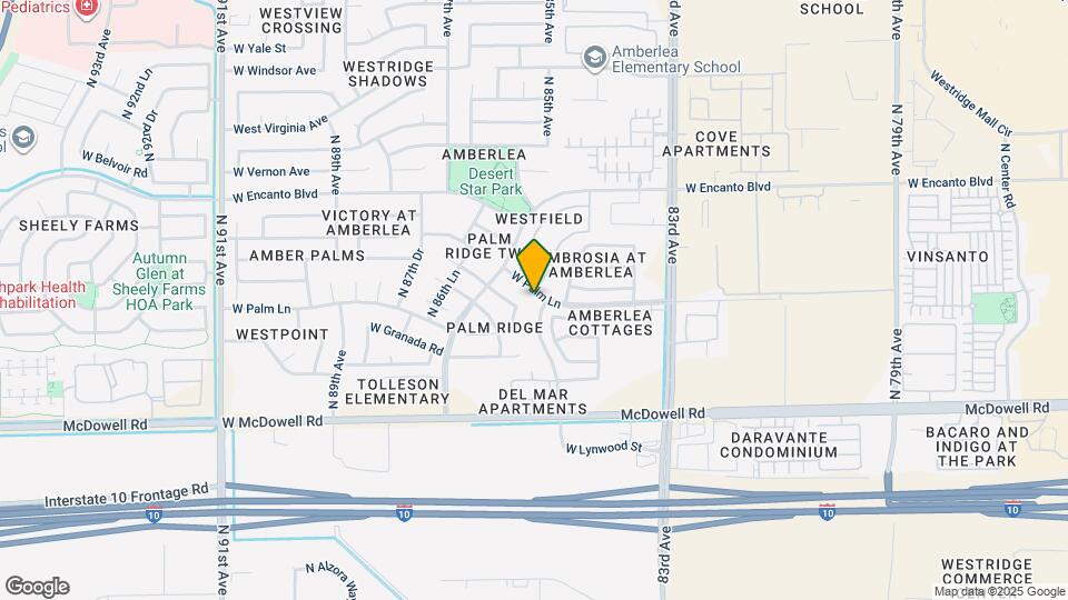 8507 W Palm Ln Map and Location Details