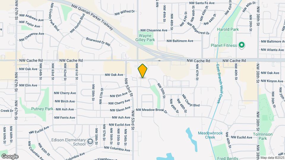 1107 NW 52nd St Map and Location Details