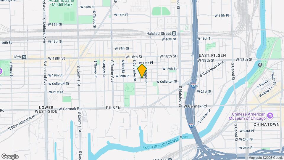 1012 W Cullerton St Map and Location Details
