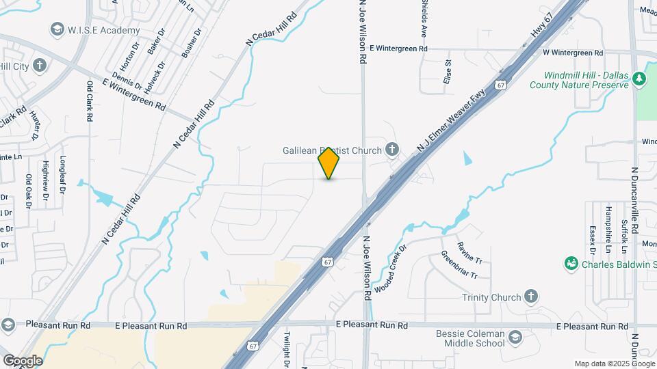 909 Shady Brook Ln Map and Location Details