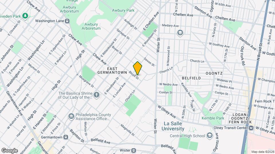 5527 Bloyd St Map and Location Details