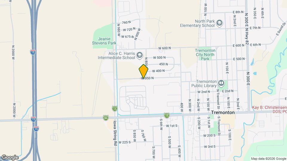 829 W 350 N Map and Location Details