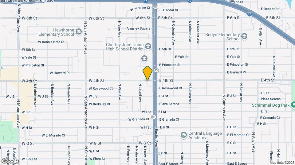 131 W 4th St Mapa y Detalles de la Ubicación
