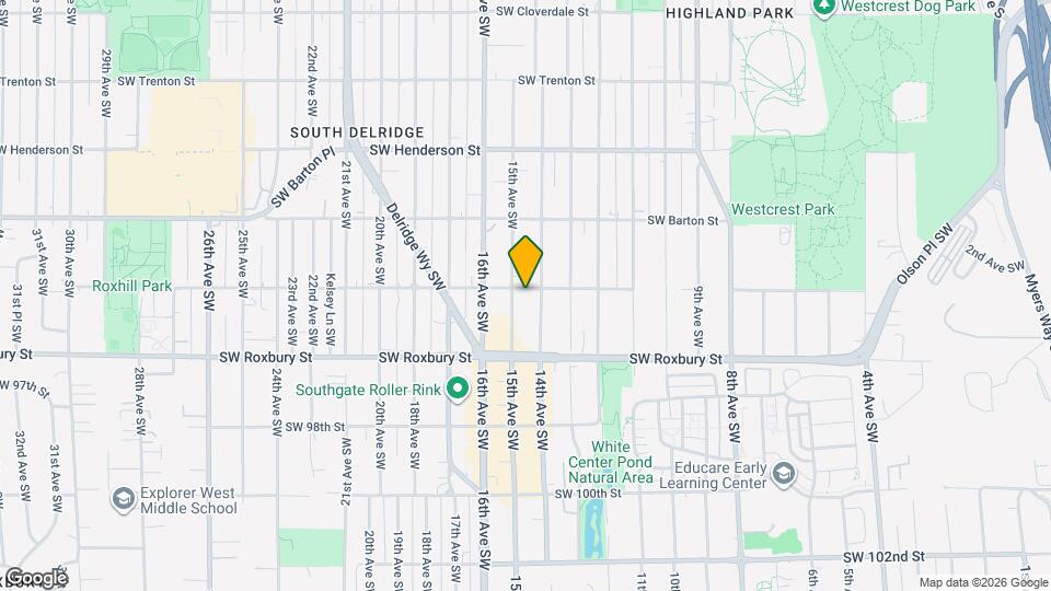 1413 SW Cambridge St Map and Location Details