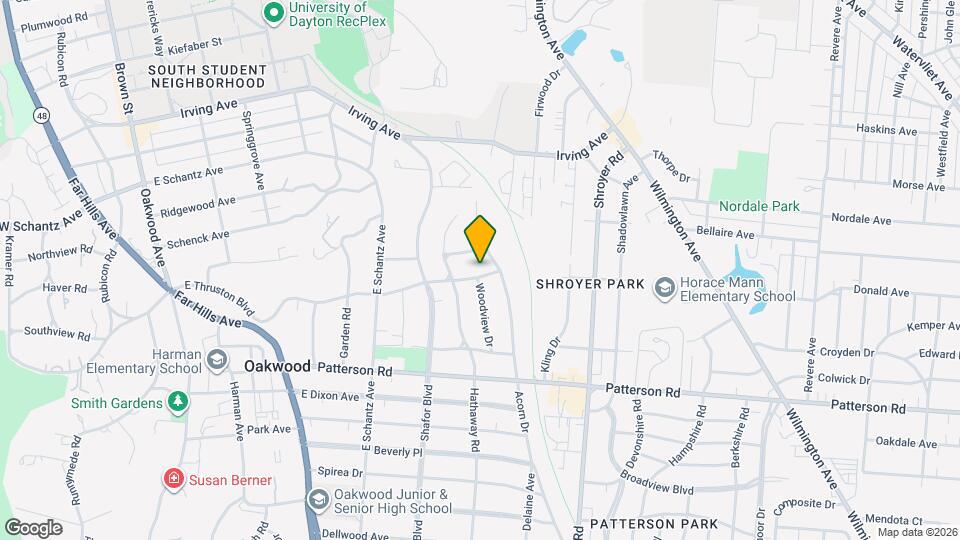 333 E Thruston Blvd Map and Location Details