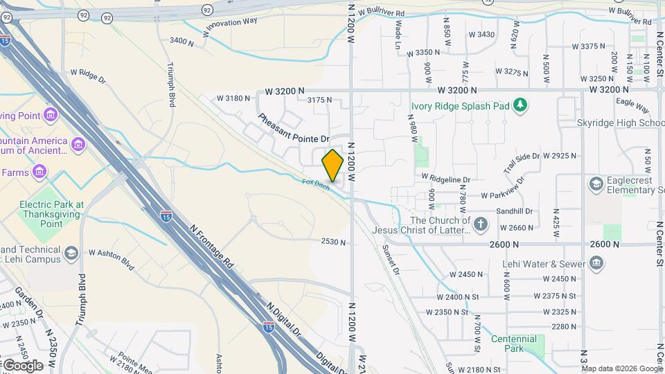 1275 W Bridlewood Lp Map and Location Details