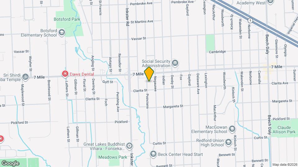 18846 Poinciana Map and Location Details