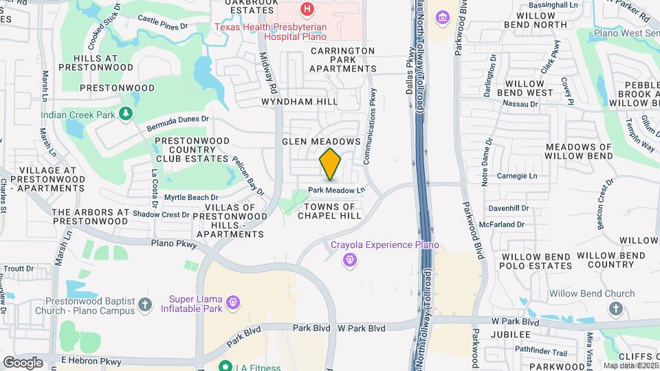 6213 Park Meadow Ln Map and Location Details