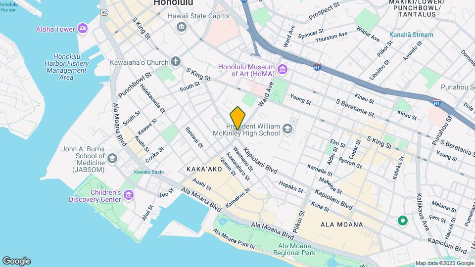 SYMPHONY HONOLULU Mapa y Detalles de la Ubicación