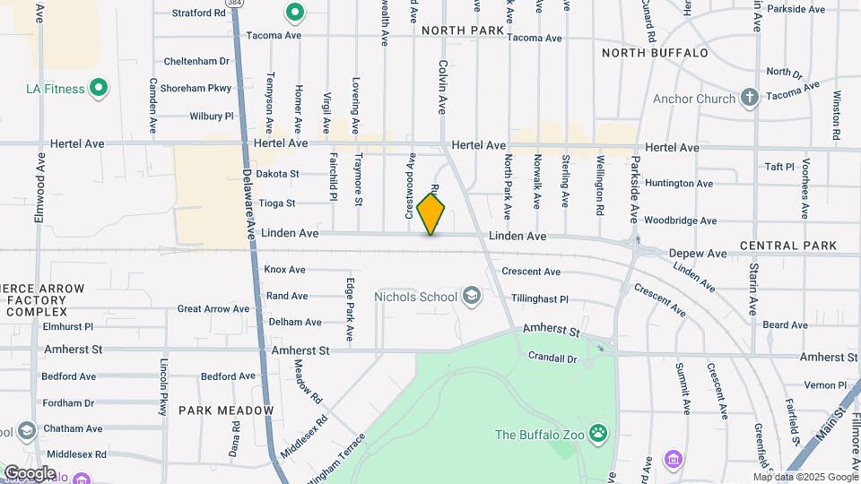 450 Linden Ave, Unit Right or West Map and Location Details